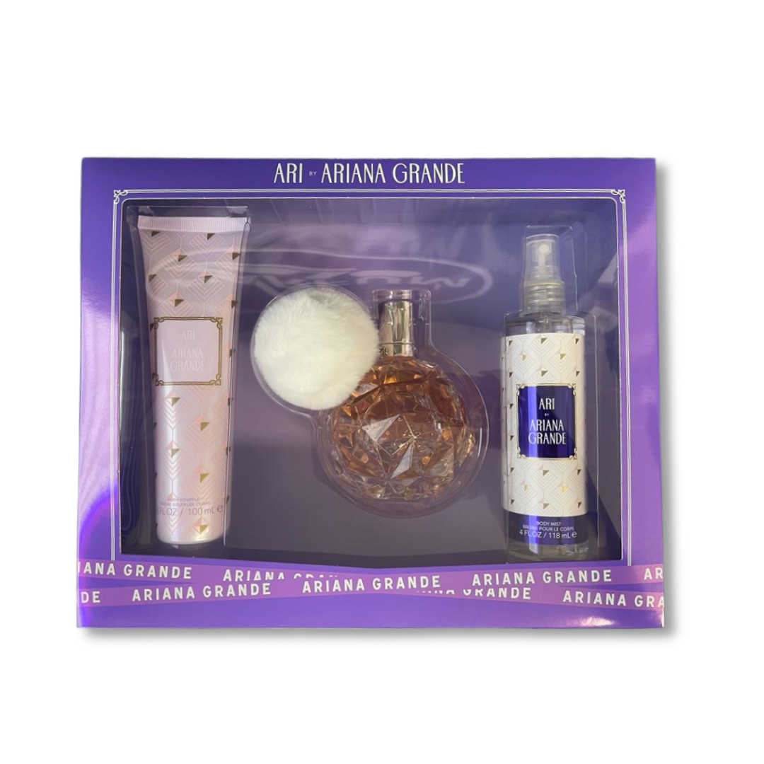 Gift Set Ari by Ariana Grande (3pcs: Eau de Parfum, Body Lotion