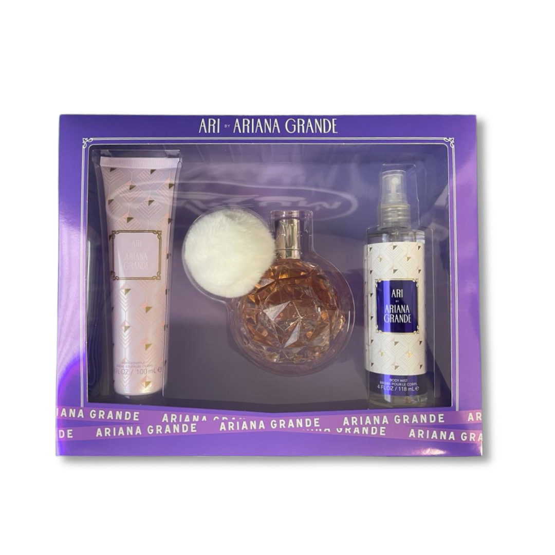 Gift Set Ari by Ariana Grande (3pcs: Eau de Parfum, Body Lotion & Body Mist)