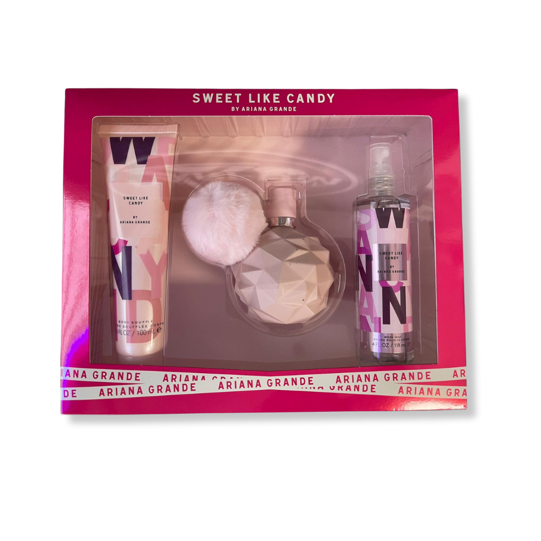 Gift Set Sweet Like Candy by Ariana Grande (3pcs: Eau de Parfum