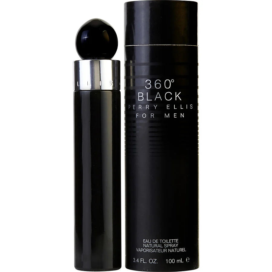 360 Black by Perry Ellis for Men Eau de Toilette 3.4oz