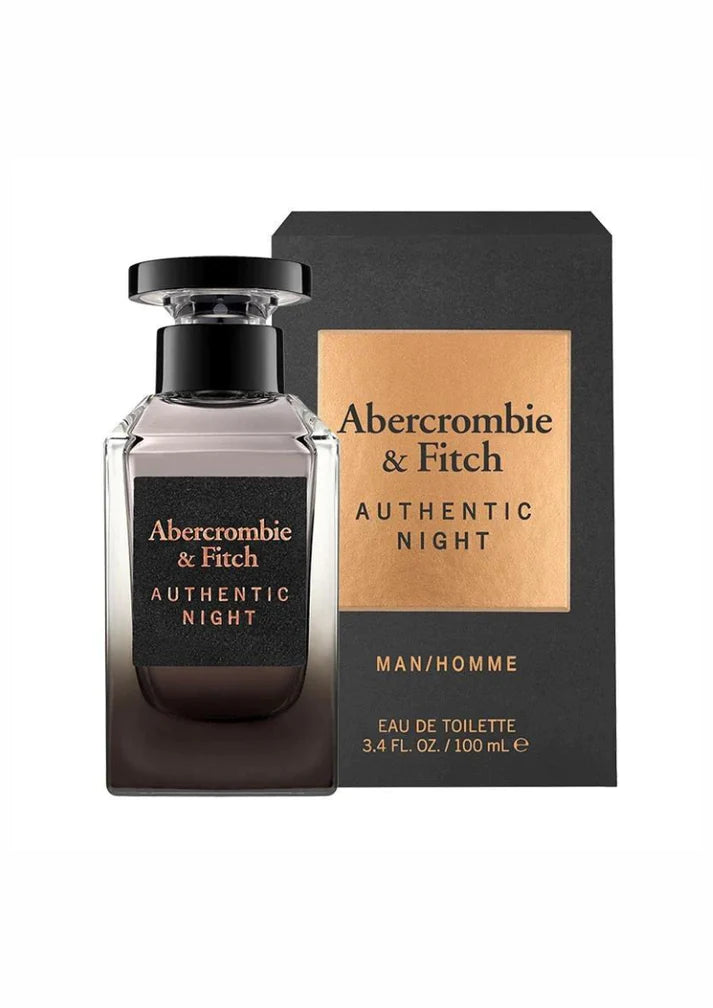 A&F Authentic Night for Men Eau de Toilette 3.4oz