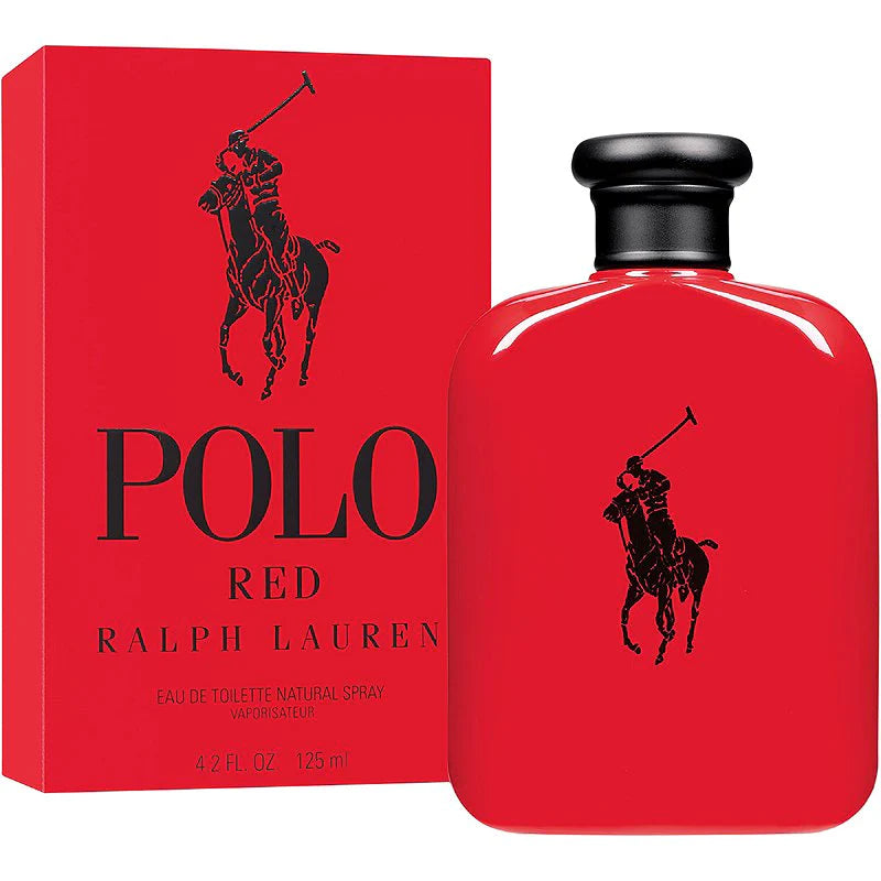 Polo Red by Ralph Lauren for Men Eau de Toilette 4.2oz