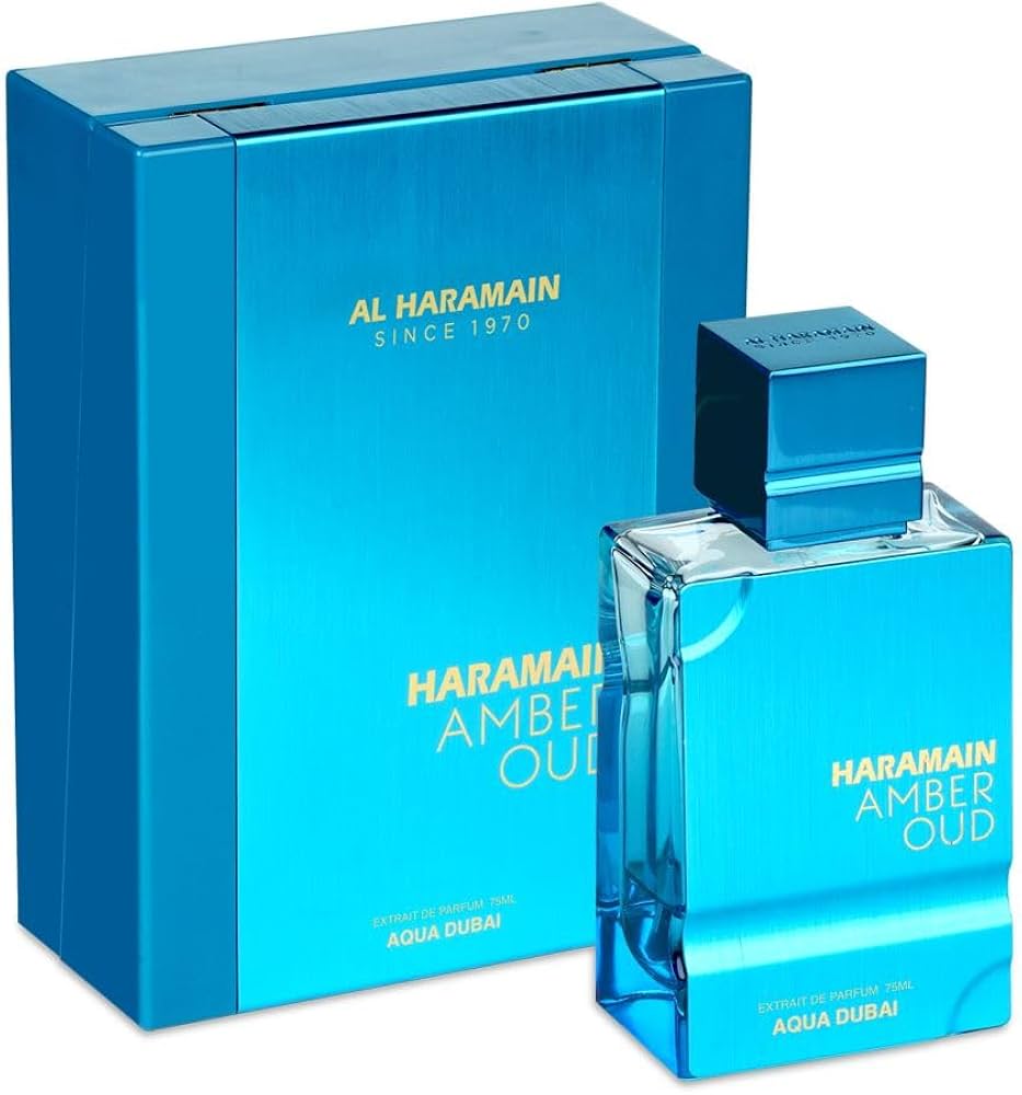 Amber Oud Aqua Dubai by Al Haramain 2.5oz EXP