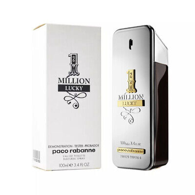 1 Million Lucky by Paco Rabanne Tester  3.4oz EDT