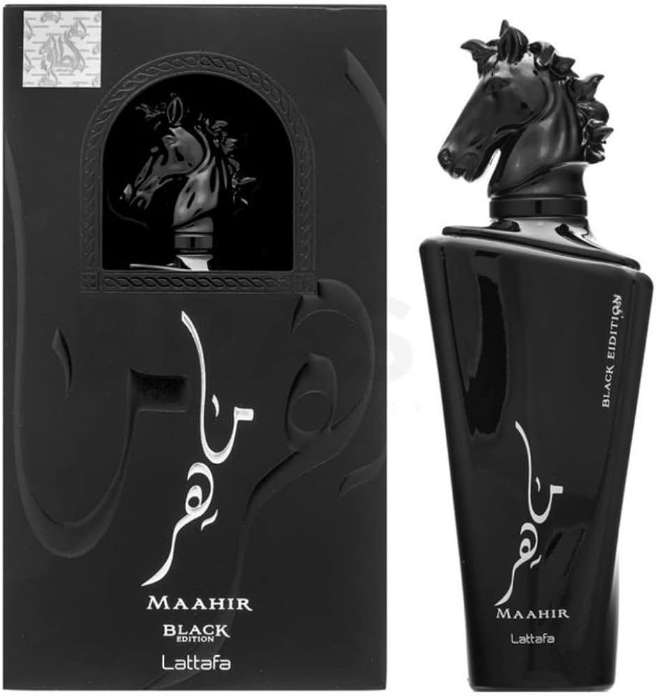 Maahir Black Edition by Lattafa 3.4oz EDP