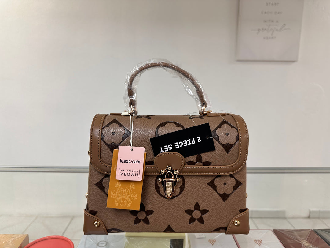 Cartera Fashion 5721 set 2pcs Taupe