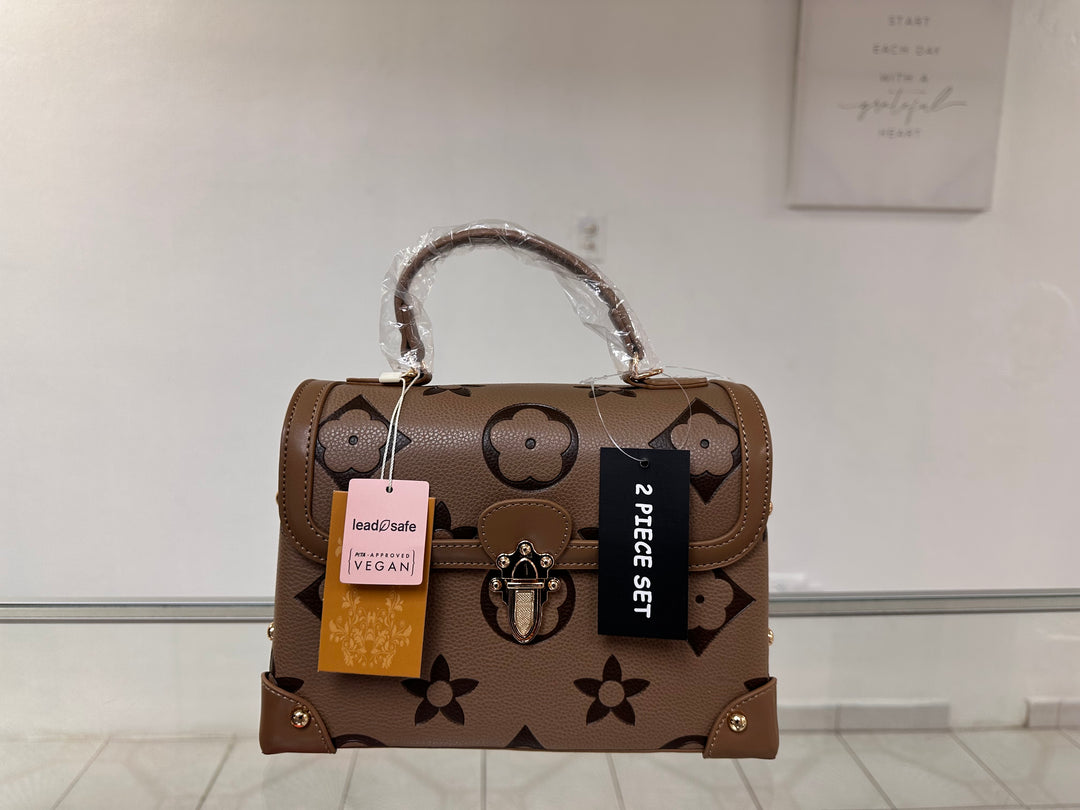 Cartera Fashion 5721 set 2pcs Coffee