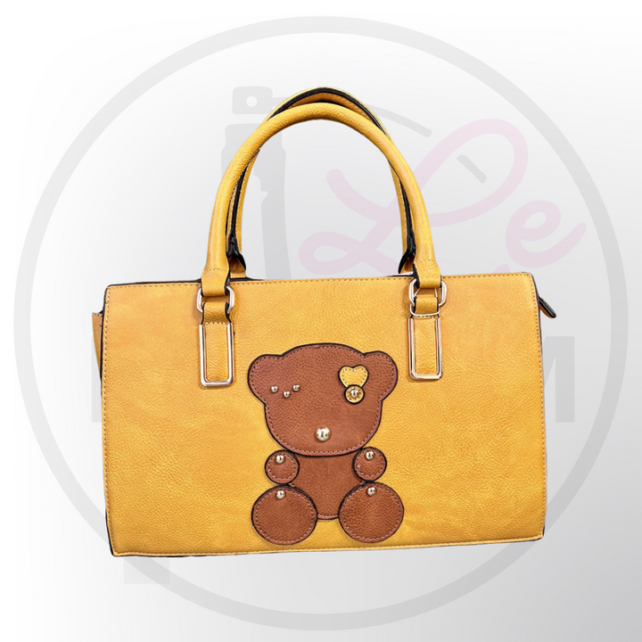 Teddy Rectangular Tote Bag Set of 3