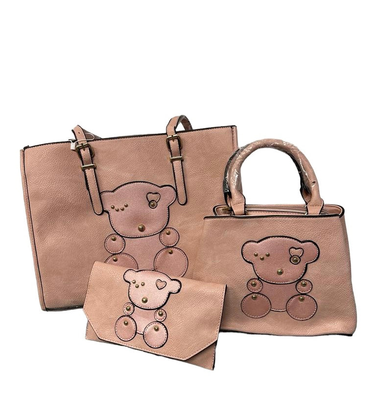 Teddy Large Tote Bag Set of 3